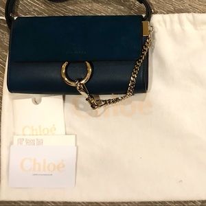 Chloe wallet on a chain bag